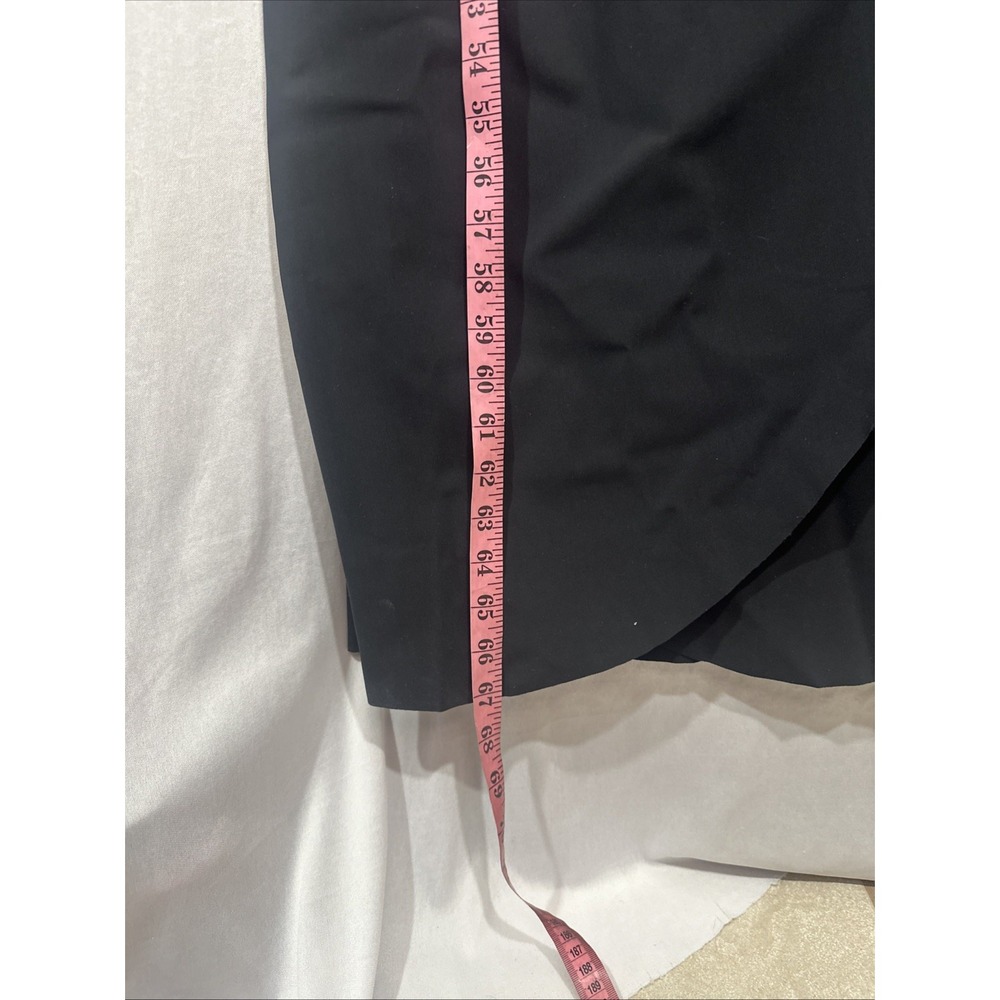 NWT $995 Chiara Boni La Petite Robe [ 52/ 16 ] Zalfa Ruched Gown in Black Q1257 - Picture 7 of 16